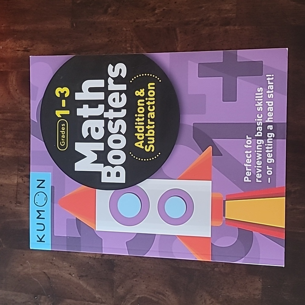 New Kumon Math Booster 1-3 grades